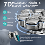 Royal Shave 7D Diamond borotva 3 cserélhető fejjel