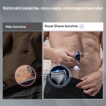 Royal Shave kíméletes test és arcszőrnyíró borotva